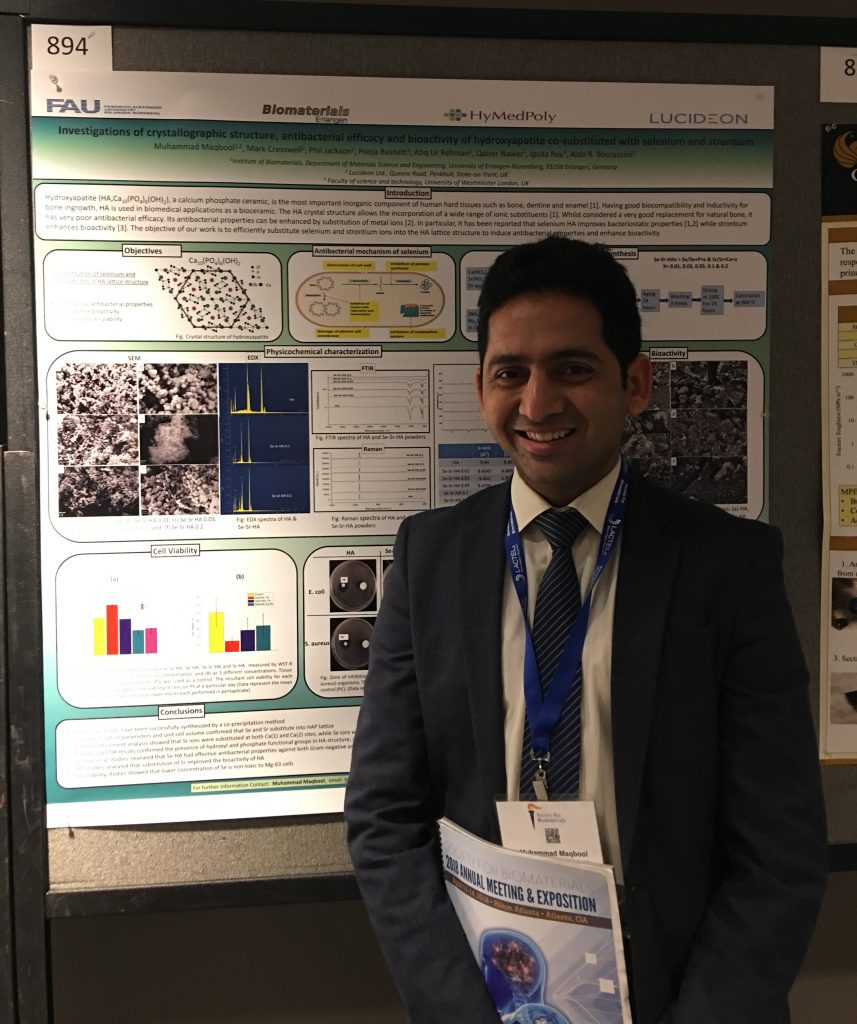 HyMedPoly Project Poster at the Society for Biomaterials 2018 Annual ...